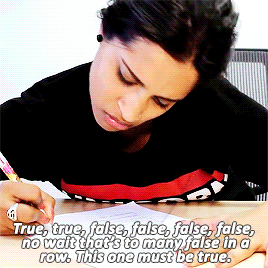 iiswhoiis:  me taking tests 
