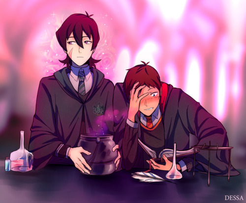 dessa-nya: VLD: Klancemonth - HogwartsAU!by Dessaawwww