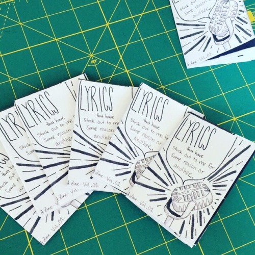 Finally got these guys finished, and they’re headed out today! . . . #mynahbirdart #zines #mailart #