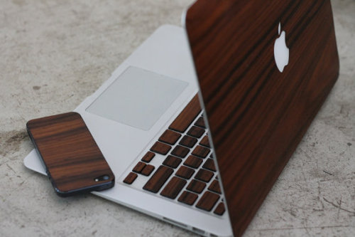 goodwoodwould - life1nmotion - Real Rosewood Macbook Skin by...