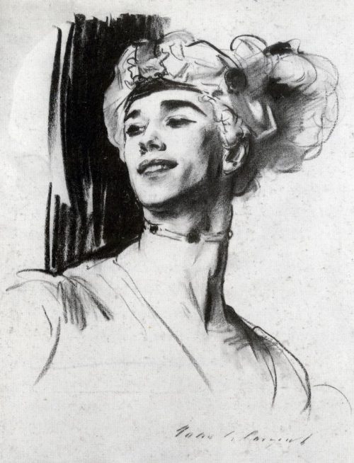  Vaslav Nijinsky in Le Pavillon d'Armide, 1911 by John Singer Sargent 