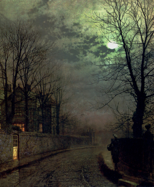 A Lane In Headingley, Leeds, 1881, John Atkinson Grimshaw