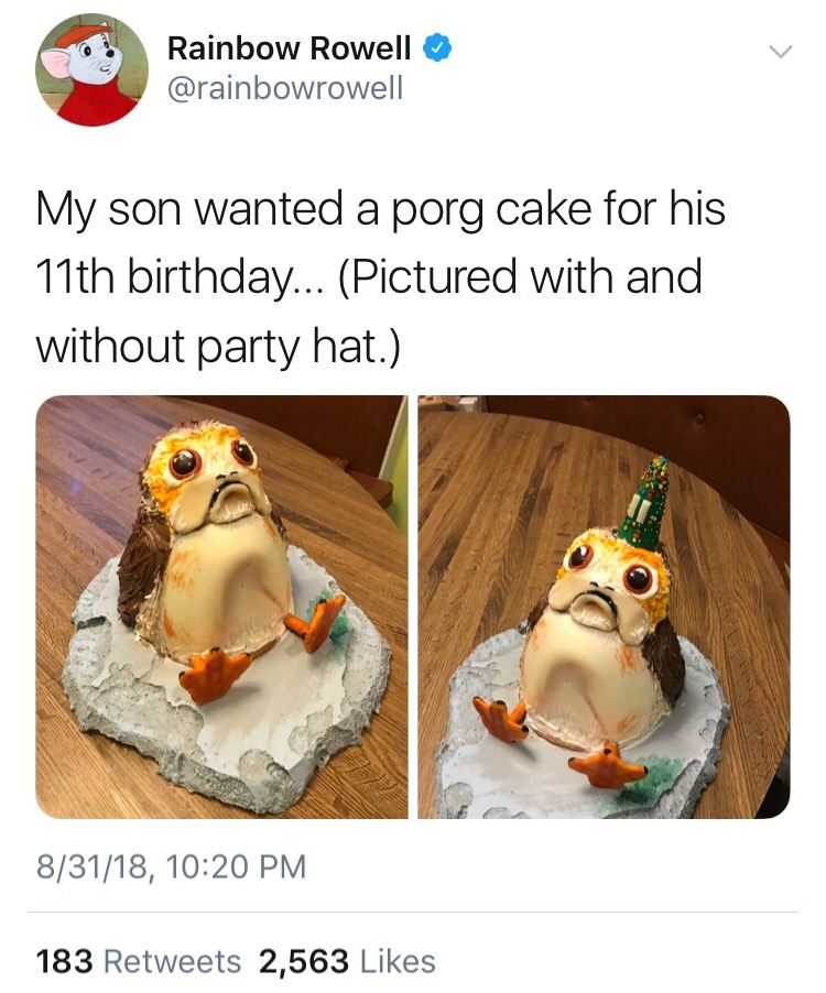 rainbowrowell: thedailyporg:   This was seen on twitter and the comments that were