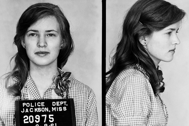 modbeatnik:  Mugshots of Freedom Riders after being arrested for protesting in Jackson
