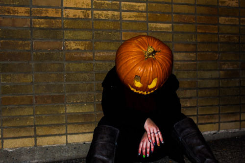 Pumpkin head is sad Halloween 2020 was cancelled because of covid