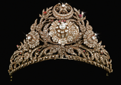 vintagegal:  Ottoman diamond and ruby set