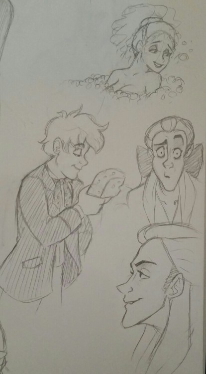 More Tanz der Vampire. I love the idea of little Herbert and his dad, although the concept of the un