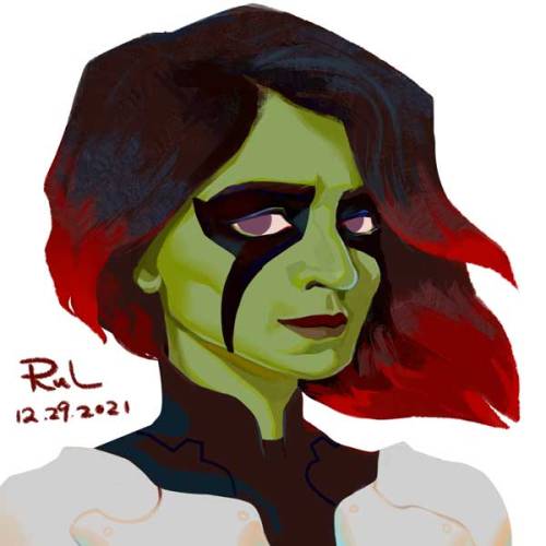  Drew Gamora from Marvel’s Guardians of the Galaxy! Love the game! Totally enjoyed playing it!