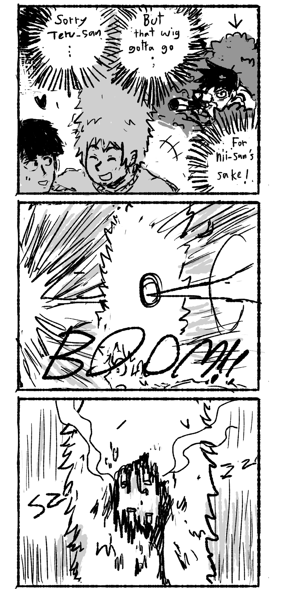 chameshida:  It’s that gravity falls referenceDeep down, Ritsu still think it’s