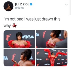 shutyourmoustache:Lizzo out there emitting them jessica rabbit vibes. YES.  THIS