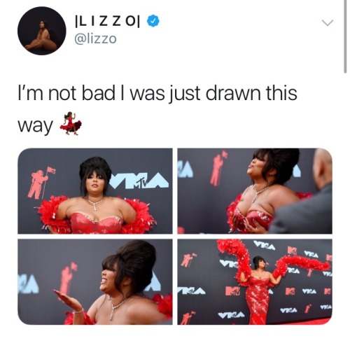 shutyourmoustache:Lizzo out there emitting them jessica rabbit vibes. YES.  THIS