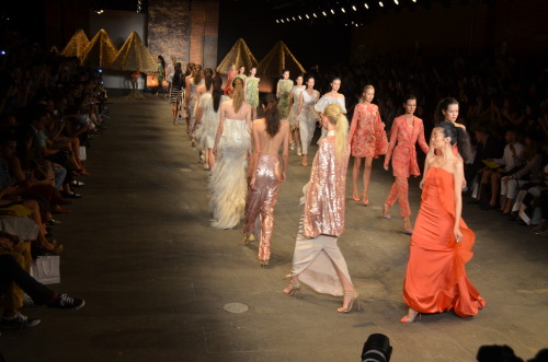 Photos by Jimmy Jonsson  Christian Siriano Spring 2014 runway show had an abundance of glamour.