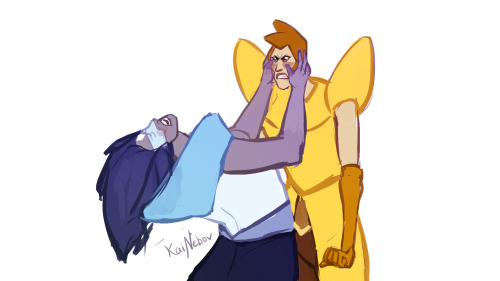 diamond squad, also known to some people as “Yellow Diamond and the two jerks”.(draw the