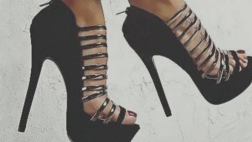 strappy heels