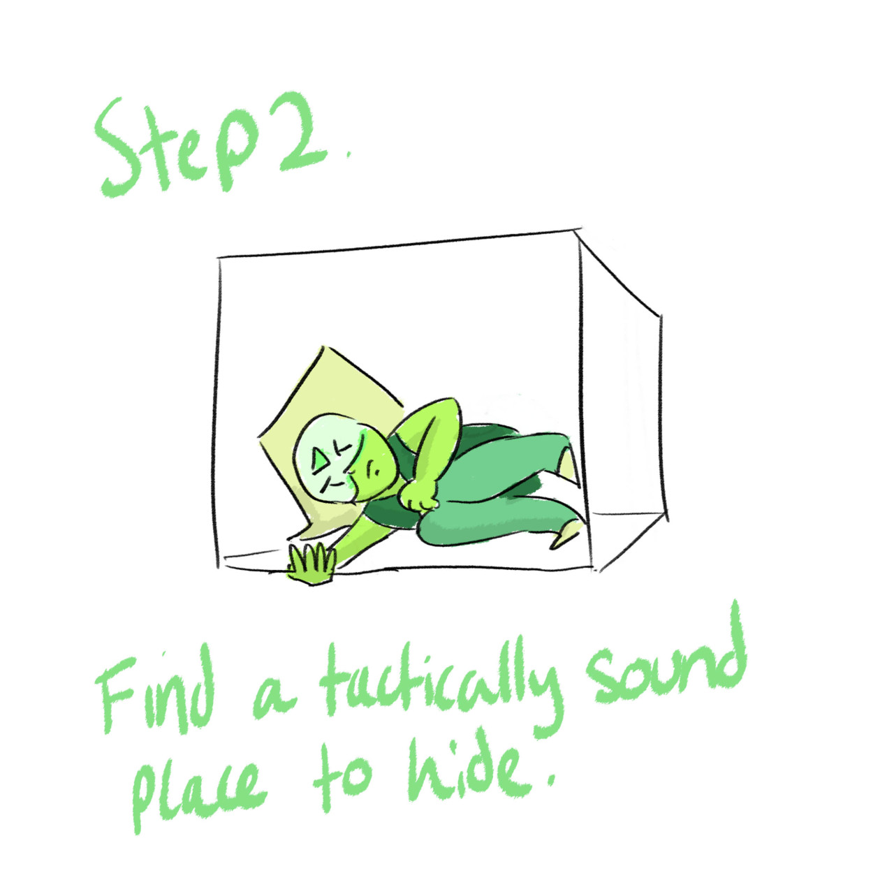 lilcatmagic:  a silly little comic because peridot’s reactions are hilarious. reads