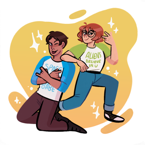 marianadsilvab: If you don’t believe Lance and Pidge woul strike a pose together, get out of m