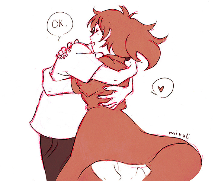 miyuli:  Just a tiny Ponyo comic with a little older Ponyo and Sousuke.These two
