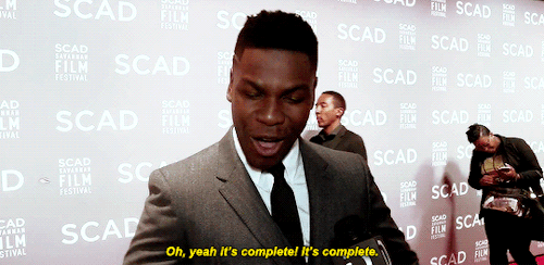 cantinaband:johnboyega: The Sci-Fi trinity is complete