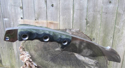 knifepics:  Custom choppers/camp knives