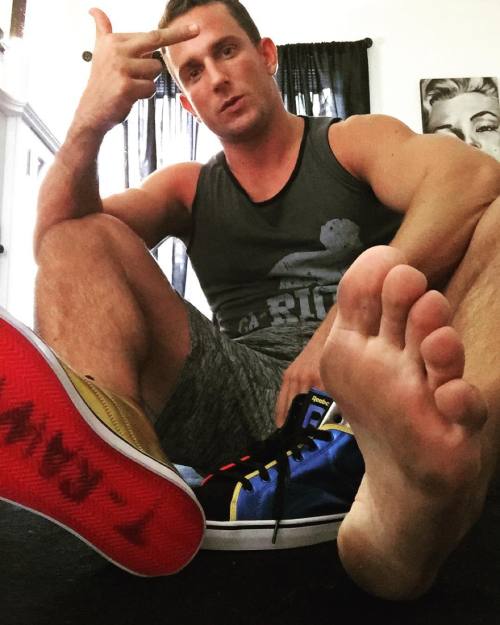 absoluteperfectioncashrape:  New kicks arrived  love them #shoefetish #sneakersfetish #feetworship #feetfetishnation #gayfeetfetish #malefeetfetish #malefeet #malefeetslave #malefeetworship #gaymalefeetfetish 