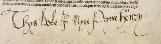 fuselii:  angelicaschvyler:  One time Henry VIII had a book when he was little and he wrote in really massive writing on the first page “this boke is myne” and I just find it so funny because that’s such a child Henry VIII thing to do  i had to