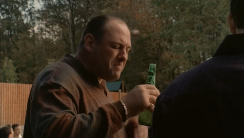 Is that supposed to be a major departure from the asstaste of regular beer?~ The Sopranos S06E17 “Wa