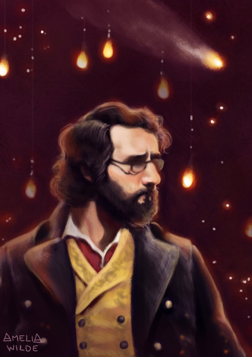 A portrait of Pierre, from The Great Comet of 1812, played by the ridiculously talented Josh Groban.