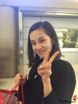 teammizuhara:  Kiko Mizuhara’s arrival