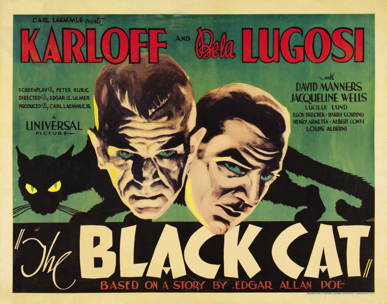 universal-horror:  The Black Cat (1934)  