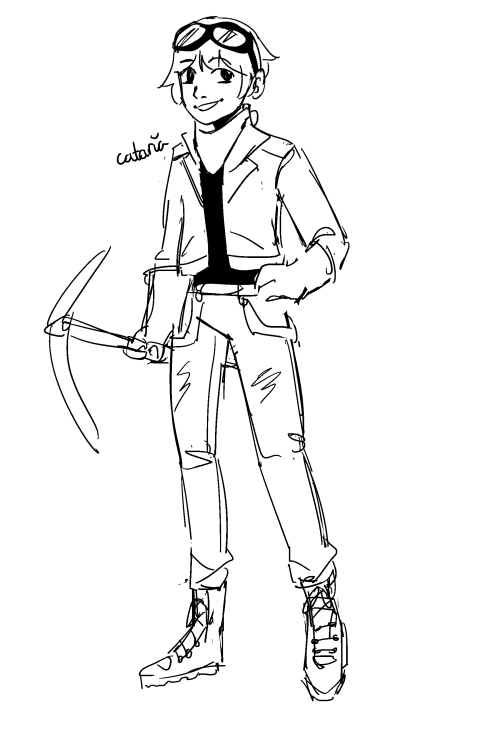 Doodles Of @archemedian's And My Minecraft Skins (he's The Plant Elf)