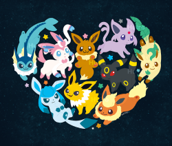 huiro:eevee family “❤” :D