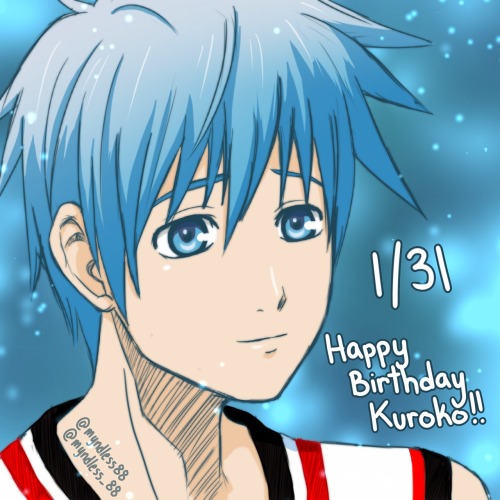 myndless88:  © myndless88 2022 [1/31] - Happy birthday, Tetsuya Kuroko! so cute