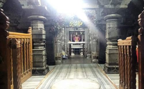 Interior of Vithalla temple, Pandrapur, Maharashtra