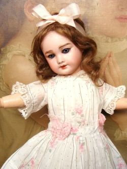 poupeedream: Adorable antique cabinet size SFBJ Bebe