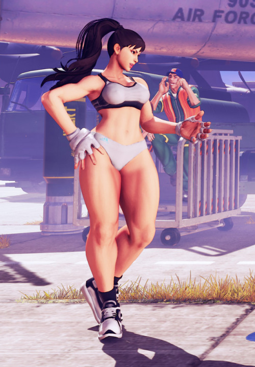 hershuargames:My fanart of Chun-Li’s training costume mod