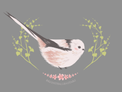 brightfallenstars:  Painted a little round bird 