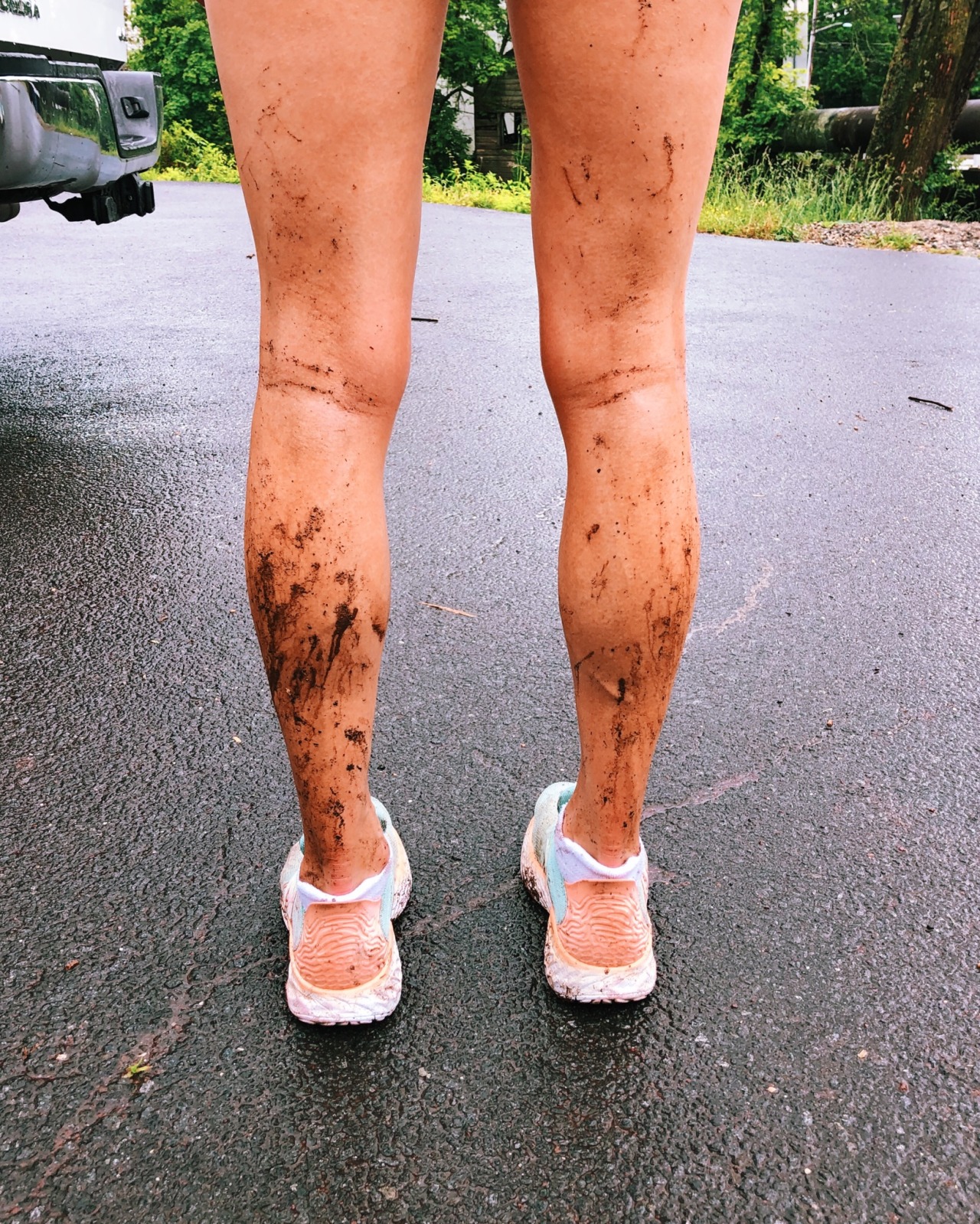 championsaremade:14 miles done and dirty