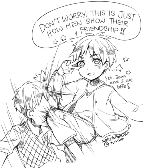 askchibieren:  Jean and I are great friends! //Response to chibijean 
