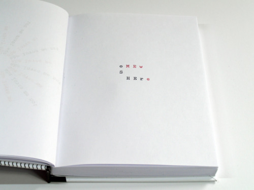 visual-poetry:  »2 4get her SPECIAL EDITION 2014« by anatol knotek handmade book, 70 typewriter poems, hardcover, color print, limited edition: 150 books, hand-numbered and signed by the artist, DIN A6 (4.1 x 5.8 inches)  this book is a collection