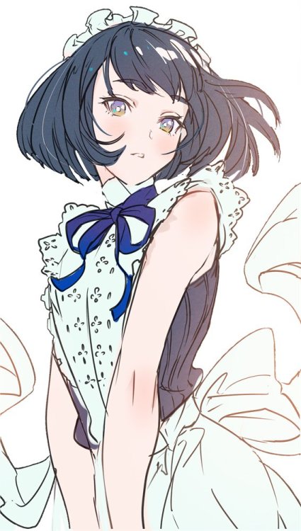 memeppoi: なんとなくノースリーブメイドさん pic.twitter.com/Xc6tHqvanf— 魔界の住民 (@makaiJ) May 20, 2018 