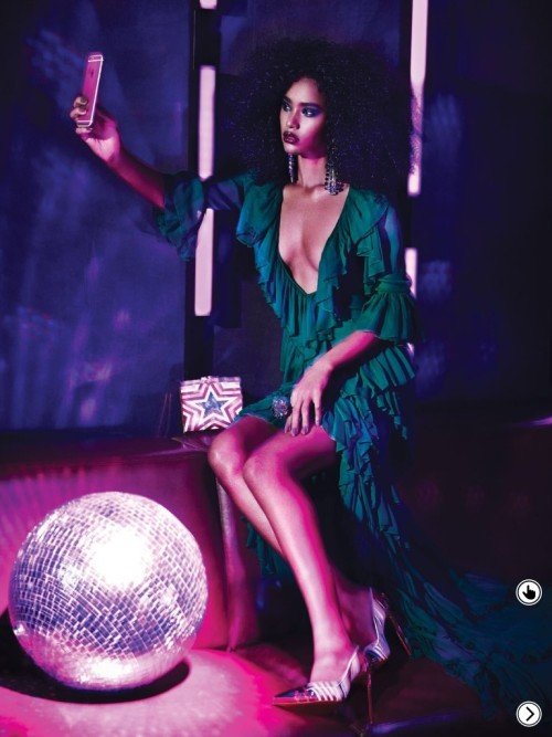 death-by-dior:divalocity:Ysaunny Brito in a story for Fashion Canada ” Night Vision” / Photographed by Gabor Jurina / Styling by Cary Tauben.  X