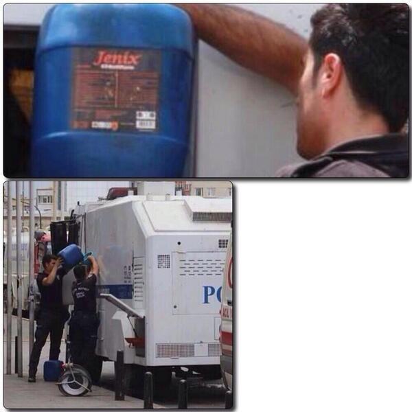 What the police are adding to water they spray on people: http://www.jenixpepperspray.com/tr/subpro.asp?id=7