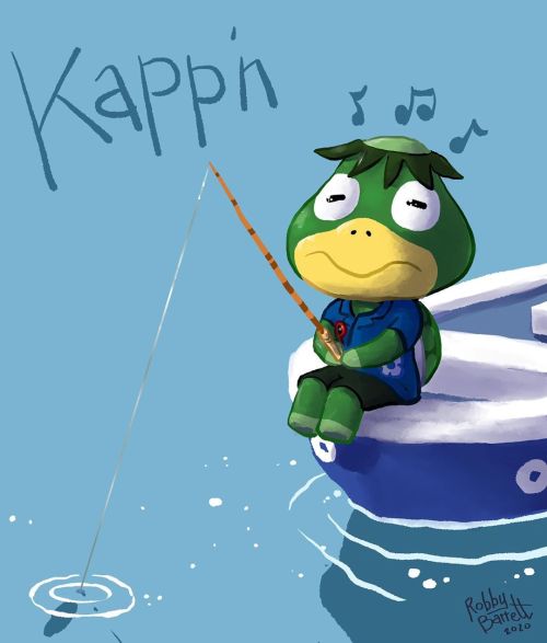 Kapp’n is by far my favorite character in the animal crossing series- kappa are super cool to begin 