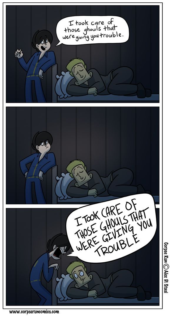 hendrixsmoney:  Talking with People in Fallout 4 [Comic] http://ift.tt/1lSjJRn