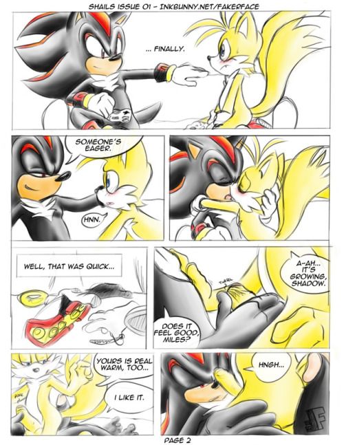 fluffygaysonicporn: Comic: ShailsArtist: FakerFaceLove this Comic so much &lt;3