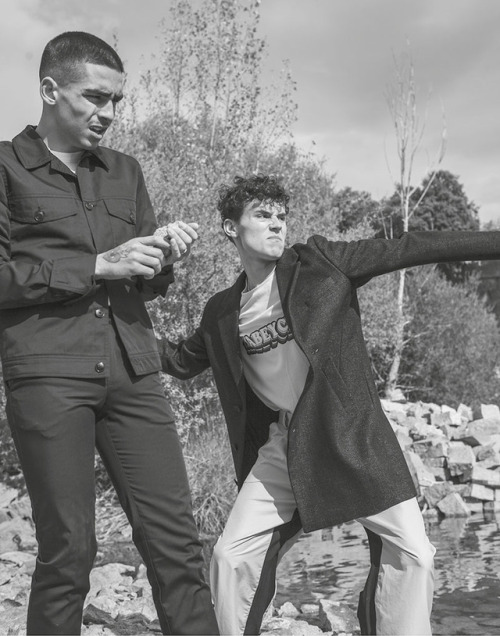 Omar Ayuso and Arón Piperphotographed byClaudia Maturana forNEO2