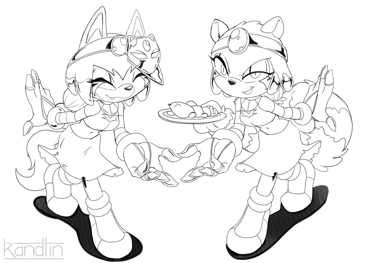 Maid to serveSketch Stream Commission for Slippy Slopper of Whisper and Tangle, dresed
