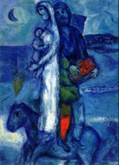 artist-chagall: Fisherman’s Family, 1968, Marc ChagallMedium: oil,canvas