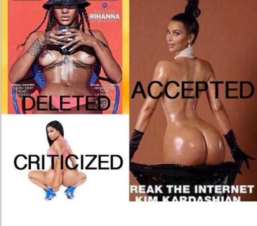 questosworld:playboydreamz: majiinboo:We can argue whether or not Kim Kardashian is white or not, bu