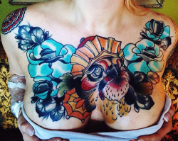 thievinggenius:  Tattoo done by Anna Enola.